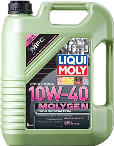 Олива моторна LIQUI MOLY Molygen New Generation 10W-40 5 л (9951)